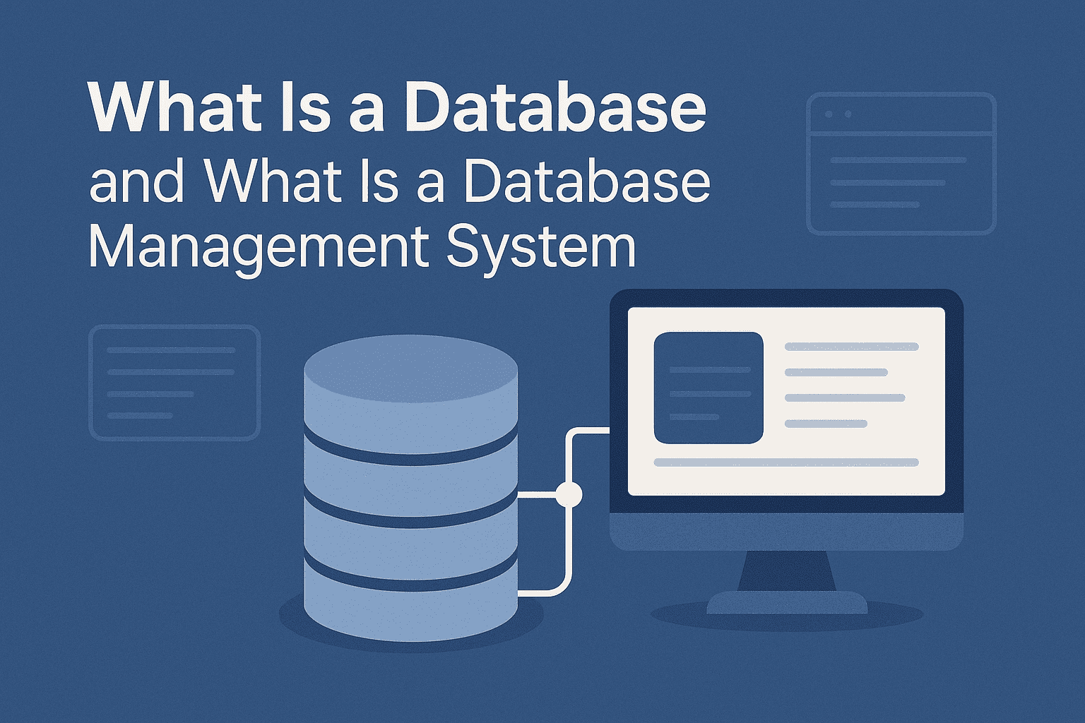 What is a Database and what is a Database Management System - SQL School