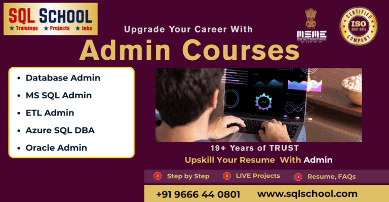 Admin Courses - SQL Server, Oracle, PostgreSQL & Azure