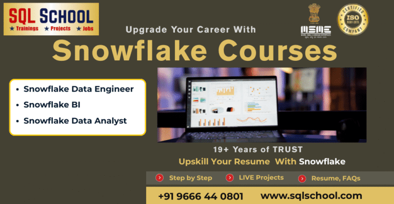 Snowflake Training - SQL School Hyderabad