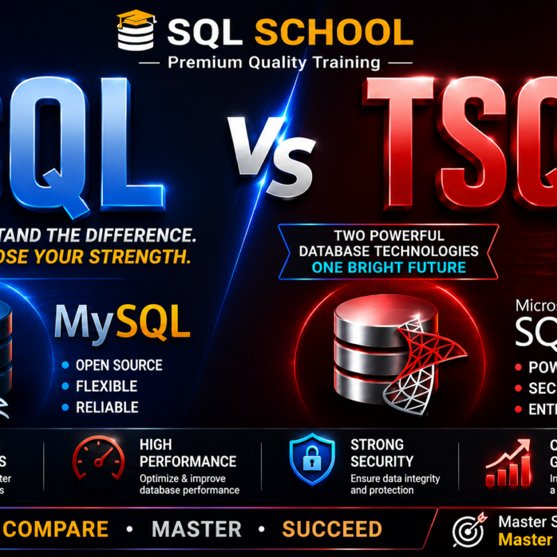 mysql vs tsql