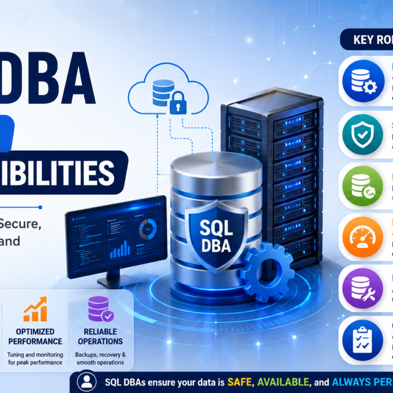 SQL DBA roles and responsibilities
