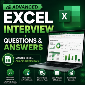 Advanced Excel Interview Questions & Answers