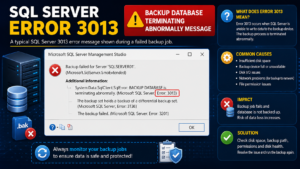 How to Resolve SQL Error 3013