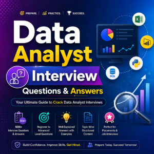 Data Analyst Interview Questions & Answers !